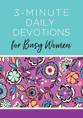 Book cover for 3-Minute Daily Devotions for Busy Women