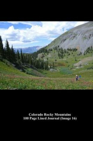 Cover of Colorado Rocky Mountains 100 Page Lined Journal (Image 16)