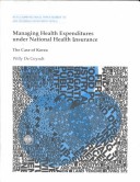 Book cover for Managing Health Expenditures Under National Health Insurance