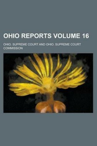 Cover of Ohio Reports Volume 16