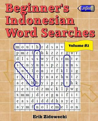 Book cover for Beginner's Indonesian Word Searches - Volume 2