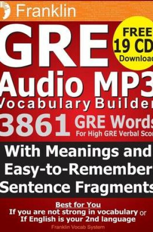 Cover of Franklin GRE Audio MP3 Vocabulary Builder