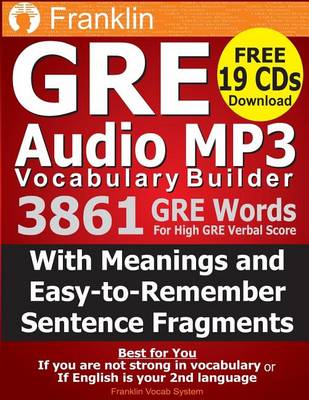 Book cover for Franklin GRE Audio MP3 Vocabulary Builder