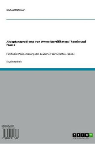 Cover of Akzeptanzprobleme Von Umweltzertifikaten