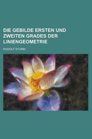 Cover of Die Gebilde Ersten Und Zweiten Grades Der Liniengeometrie