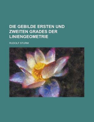 Book cover for Die Gebilde Ersten Und Zweiten Grades Der Liniengeometrie