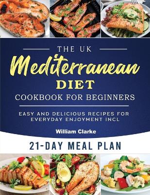 Book cover for The UK Mediterranean Diet Cookbook for Beginners