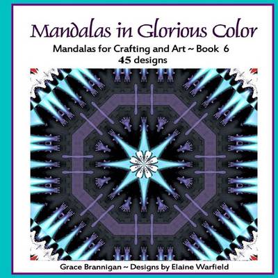 Book cover for Mandalas in Glorious Color Book 6