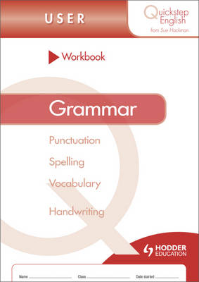 Book cover for Quickstep English Workbook Grammar User Stage