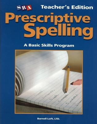 Book cover for Prescriptive Spelling, Teacher Edition Book C