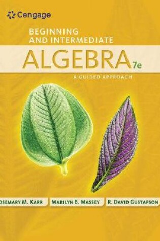Cover of Beginning and Intermediate Algebra: A Guided Approach