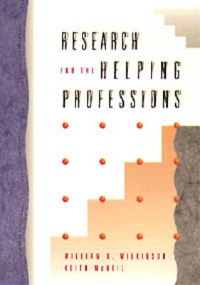 Book cover for Research for the Helping Professions