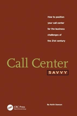 Book cover for Call Center Savvy