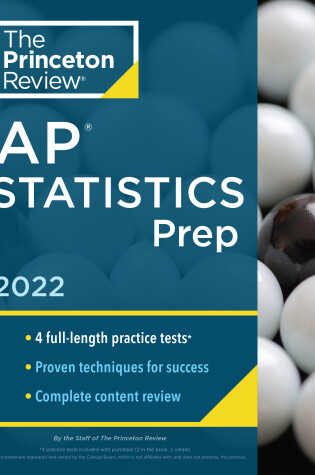 Cover of Princeton Review AP Statistics Prep, 2022