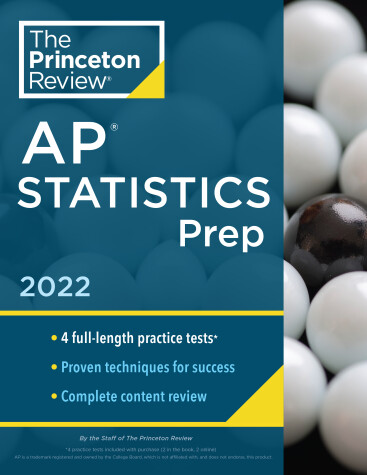 Book cover for Princeton Review AP Statistics Prep, 2022