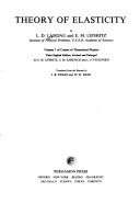 Cover of Theory of Elasticity