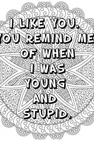 Cover of I Like You You Remind Me of When I Was Young and Stupid .