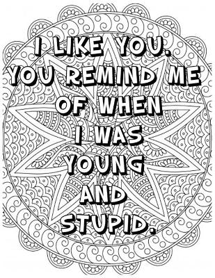 Book cover for I Like You You Remind Me of When I Was Young and Stupid .