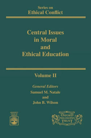 Cover of Central Issues in Moral (Ethical Conflict)