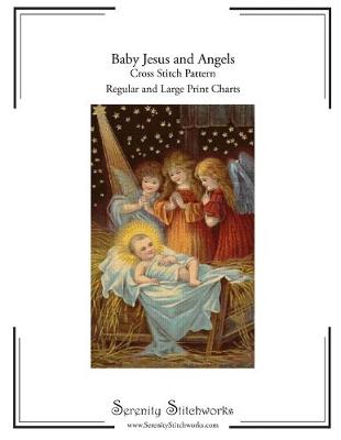 Book cover for Baby Jesus and Angels Cross Stitch Pattern