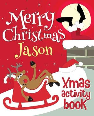 Book cover for Merry Christmas Jason - Xmas Activity Book