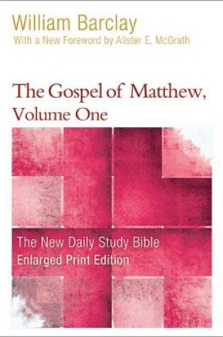 Cover of The Gospel of Matthew, Volume One