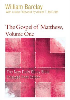 Book cover for The Gospel of Matthew, Volume One