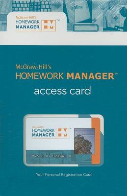 Book cover for Homework Manager to Accompany Corporate Finance, Core Principles and Applications 1e