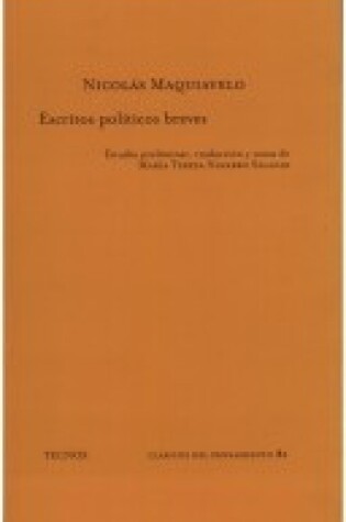 Cover of Escritos Politicos Breves