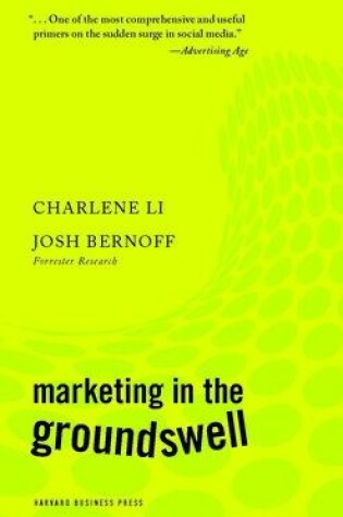 Cover of Marketing in the Groundswell
