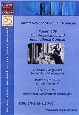 Cover of Omni-Relevance and Interactional Context