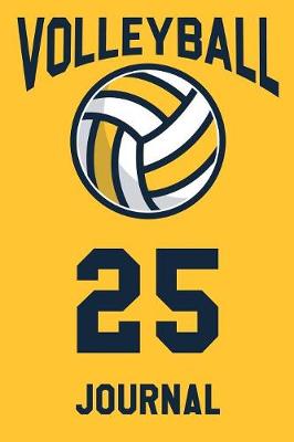 Book cover for Volleyball Journal 25