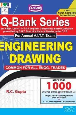 Cover of Q - Bank Engg. Drawing (Mcqs With Key)