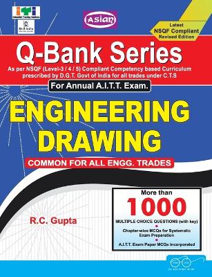 Book cover for Q - Bank Engg. Drawing (Mcqs With Key)