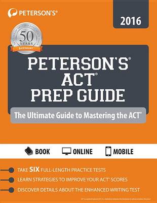 Book cover for Peterson's ACT Prep Guide