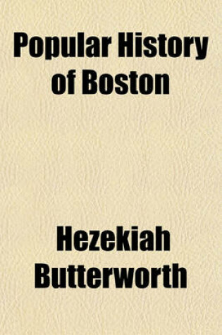 Cover of Popular History of Boston