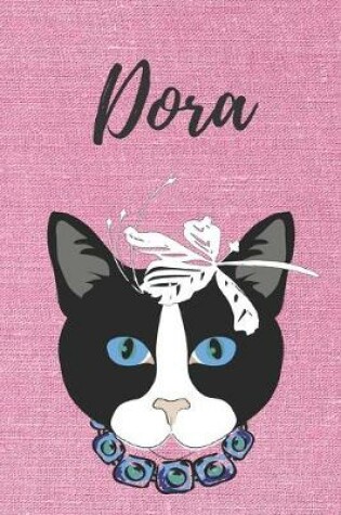 Cover of personalisiertes Geschenke Notizbuch Katze / Malbuch / Kritzelbuch / Tagebuch / Journal / DIN A5 / Geschenk Dora