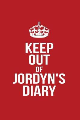 Book cover for Keep Out of Jordyn's Diary