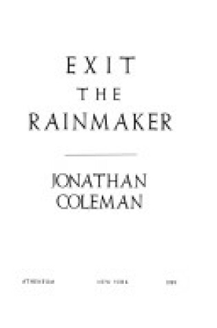 Cover of Exit the Rainmaker