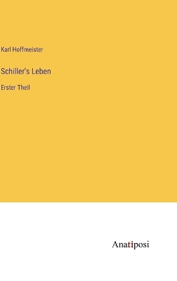 Book cover for Schiller's Leben