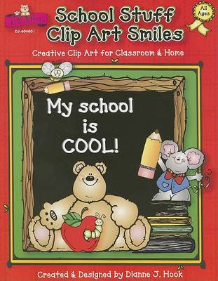 Book cover for School Stuff Clip Art Smiles