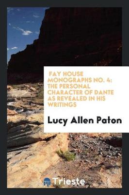 Book cover for Fay House Monographs No. 4