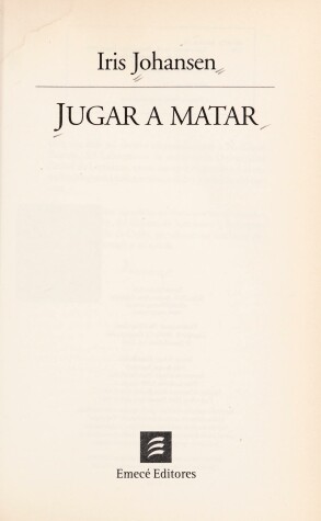 Book cover for Jugar a Matar