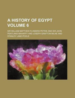 Book cover for A History of Egypt Volume 6