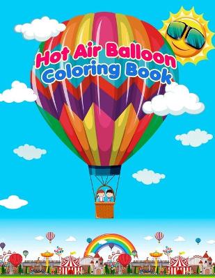 Book cover for Hot Air Balloon Coloring Book