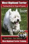 Book cover for West Highland Terrier Training Book for Dogs and Puppies by Bone Up Dog Training