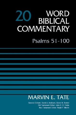 Cover of Psalms 51-100, Volume 20