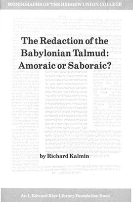 Book cover for The Redaction of the Babylonian Talmud