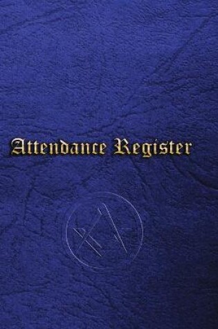 Cover of Masonic Attendance Register