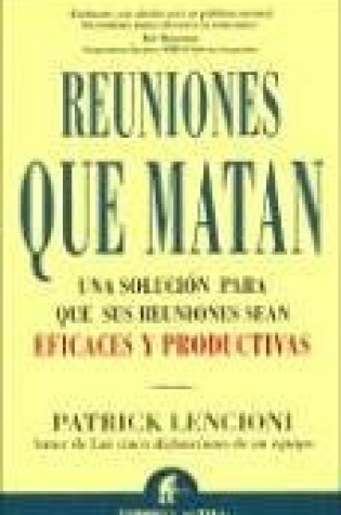 Cover of Reuniones Que Matan